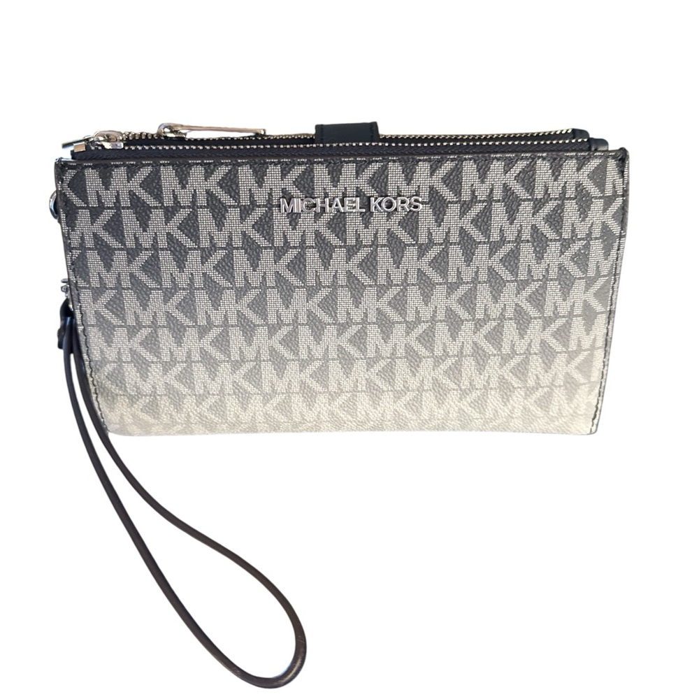 Michael Kors Large Double Zip Wristlet Ombré NWT